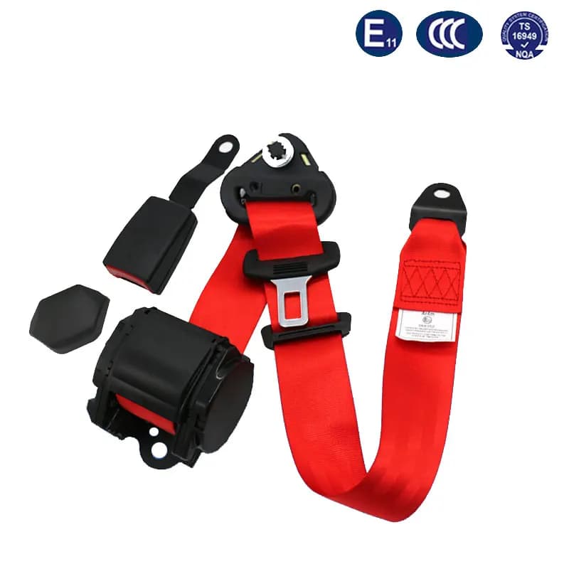 Ceinture de sécurité rétractable pour conducteur, approuvée CE, avec certification mark, verrouillage d'urgence, 3 points