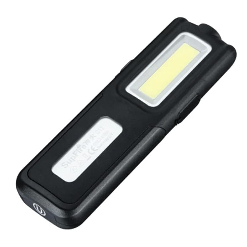 SUPERFIRE G12 nouvelle lampe de travail lampe de poche + bande lumineuse COB magnétique voiture réparation Camping batterie intégrée USB torche Rechargeable