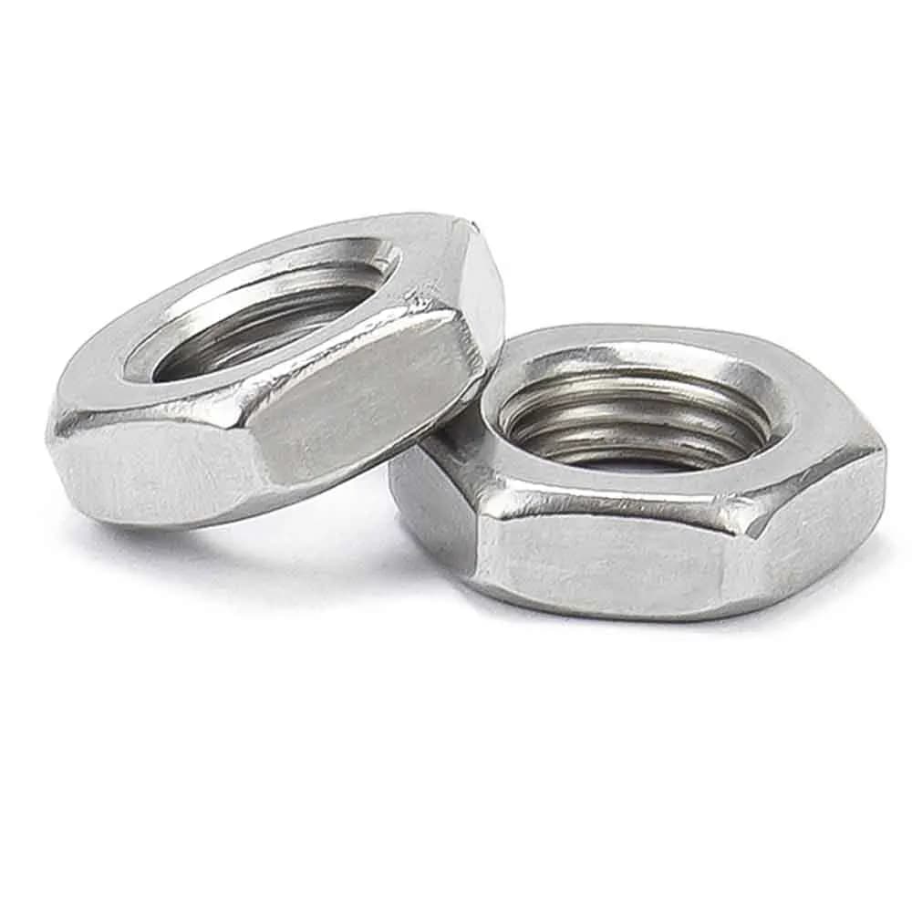 1/4-20 28 5/16-18 24 3/8-16 24 7/16-14 20 1/2-20 9/16 5/8 UNC UNF 304 acier inoxydable US fil fin grossier hexagone écrou mince