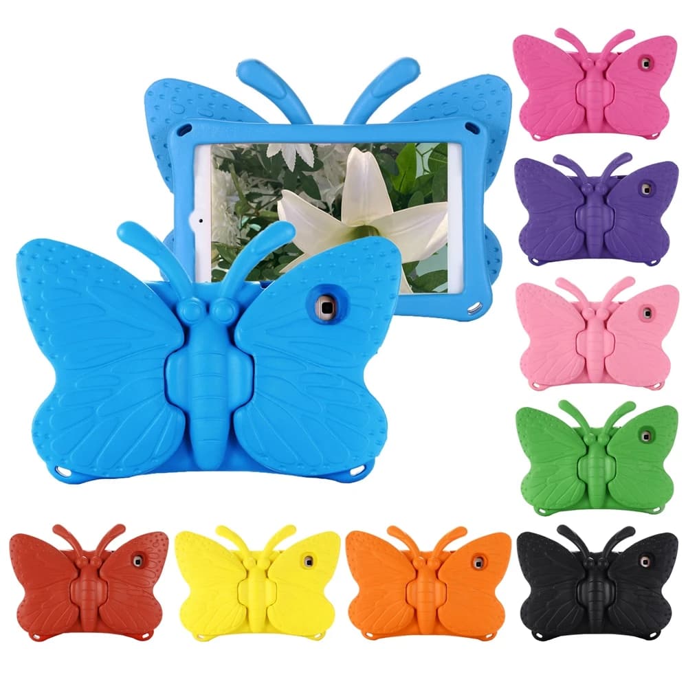 Coque pour Samsung Galaxy Tab A 10.1 2019 SM-T510 SM-T515, Coque mignonne en forme de papillon pour tablettes pour enfants, pour Samsung SM-T510 T515 Fundas