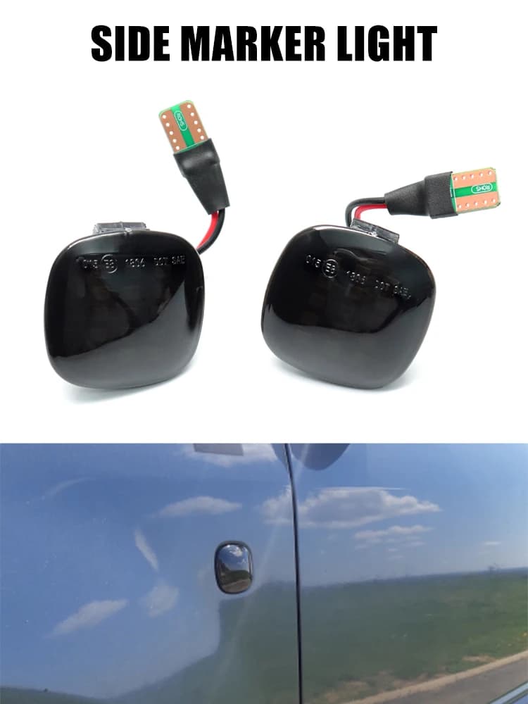 LED clignotant séquentiel clignotant feu de position latéral pour Skoda Fabia Octavia MK1 Mk2 pour Audi A3 A4 B5 A8 pour siège