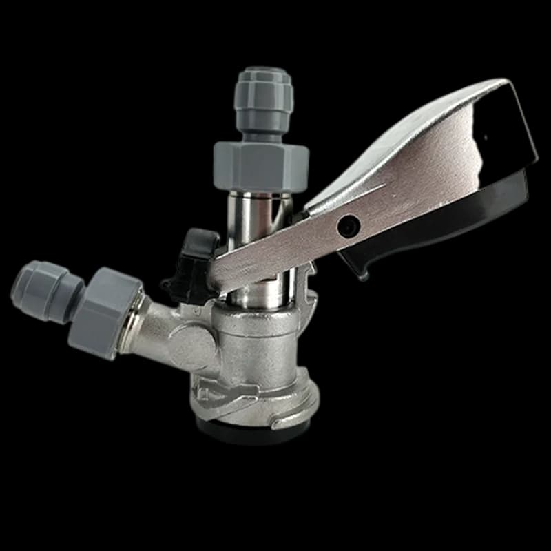 Couremplaçant de D-TYPE de KegLand plein Steedl-Dutiendra ght inoxydable 5/8 "à 8MM pousser dans le brassage à la maison de bière