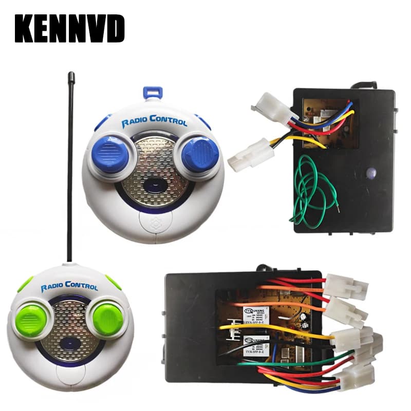 QUNXING QX-7833RX 2.4G QX7788 QX7411 49MHZ enfants électrique monter sur voiture véhicule télécommande récepteur émetteur carte mère