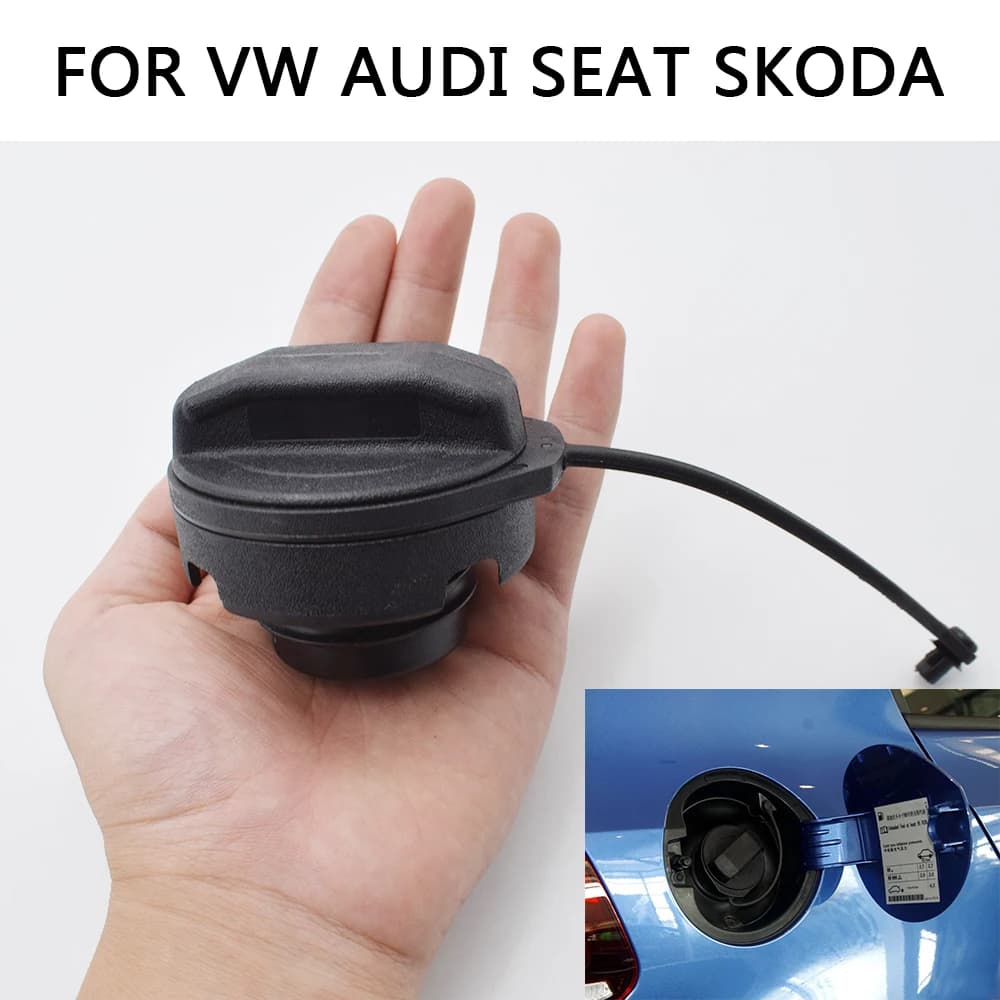 Bouchon de réservoir de carburant noir, 1 pièce, bouchon de réservoir de carburant pour Volkswagen/Audi/Skoda/siège, numéro de pièce d'échange: 1J 0201550 A