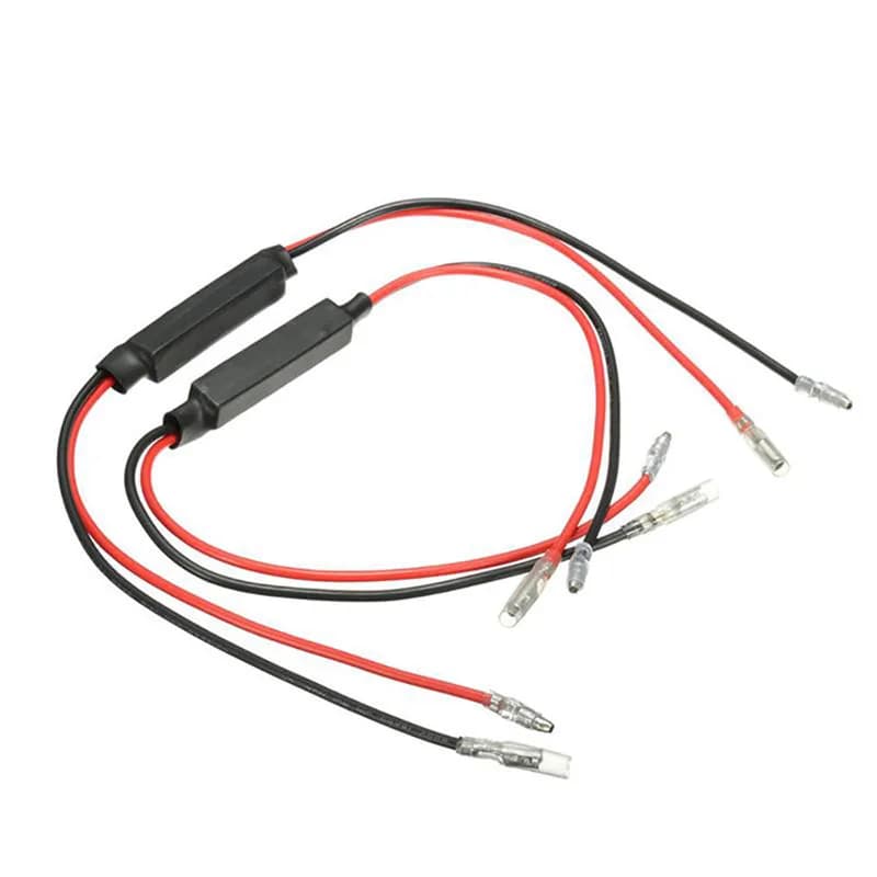 Résistance de Puissance pour Moto, Décodage de Charge pour Clignotant LED, Réparation Clignotante, Élimination des Défauts, 10W, 10 Ohm, 1 Paire