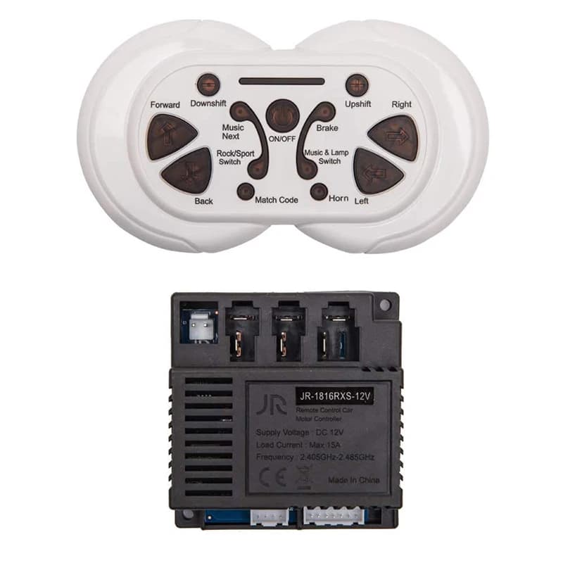 JR-1816RXS-12V enfants alimenté voiture 2.4G Bluetooth télécommande, récepteur pour enfants électrique monter sur voiture pièces de rechange