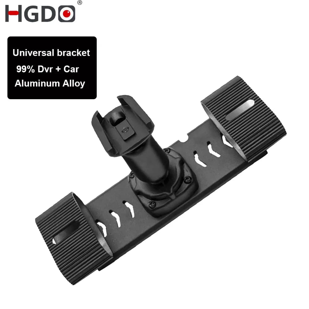 Support universel en alliage d'aluminium HGDO pour caméra de tableau de bord, fixation sur rétroviseur de voiture, support en métal pour enregistreur vidéo