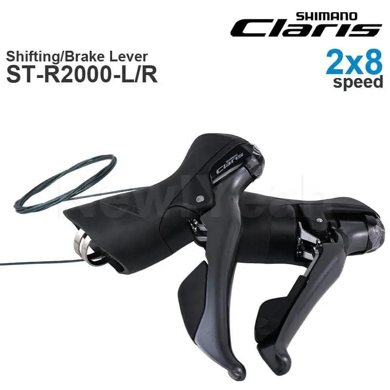 SHIMANO CLARIS ST-R2000 Levier de Commande Double 2x8 Vitesses ST-R2000-L ST-R2000-R 2x8 vitesses pour Pièces de Vélo de Route Original