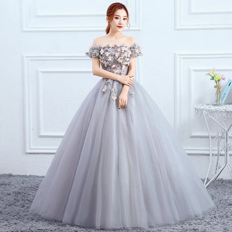 Gryffon – robe de bal Vintage en dentelle, tenue de bal élégante, épaules dénudées, tenue de fête