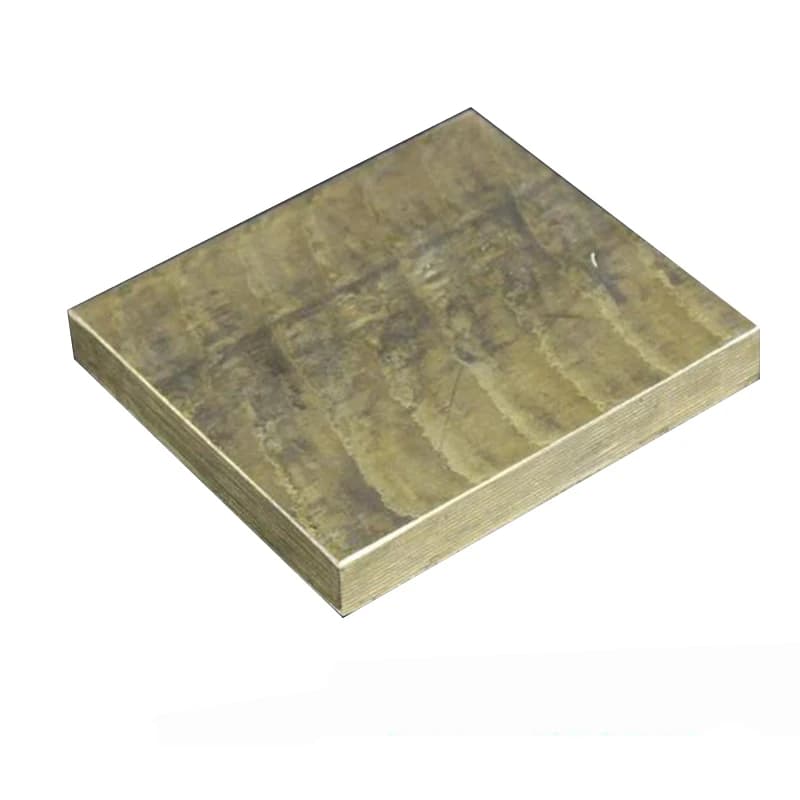 1 pièce Plaque de bronze en laiton pour matériel de bricolage 50*50*10mm Personnalisable