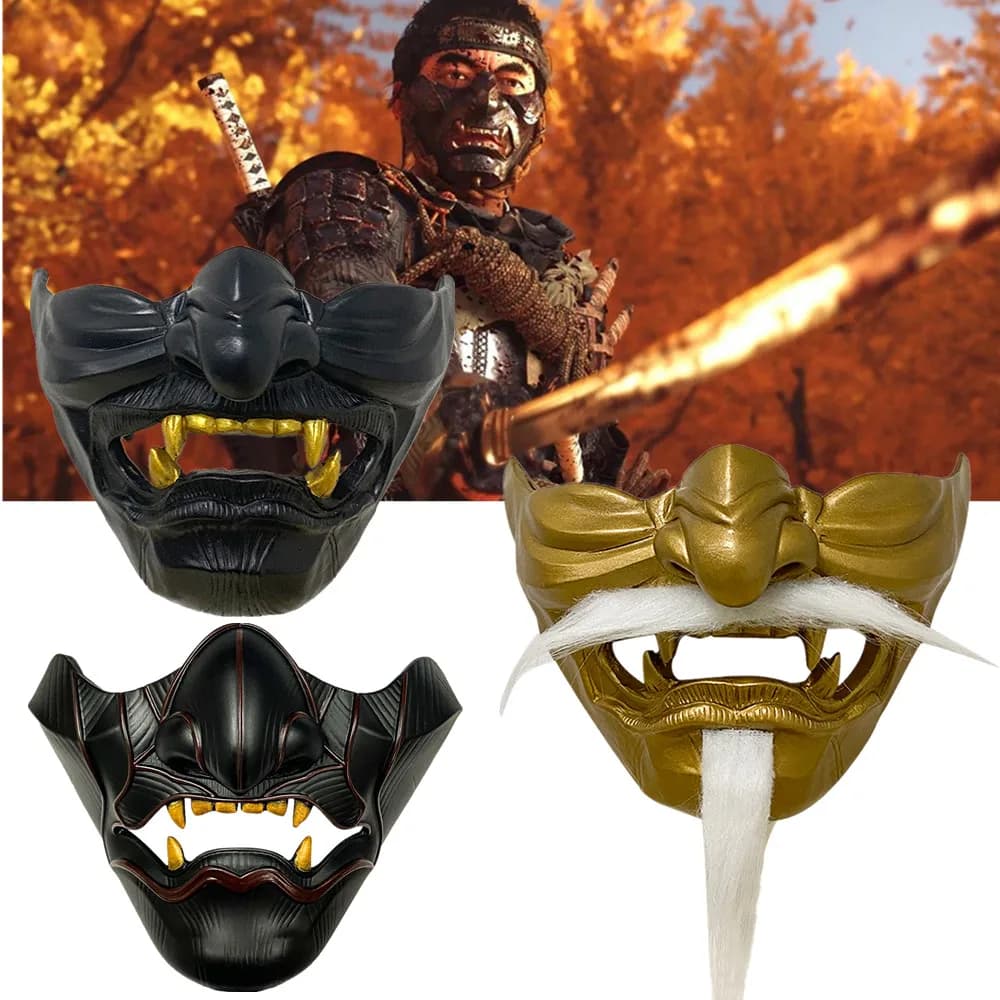 Mesurost of Twears-Masque de Cosplay Ima, Casque en Résine, Masques en Latex, ixd'Halloween, Accessoires de Costume de Carnaval
