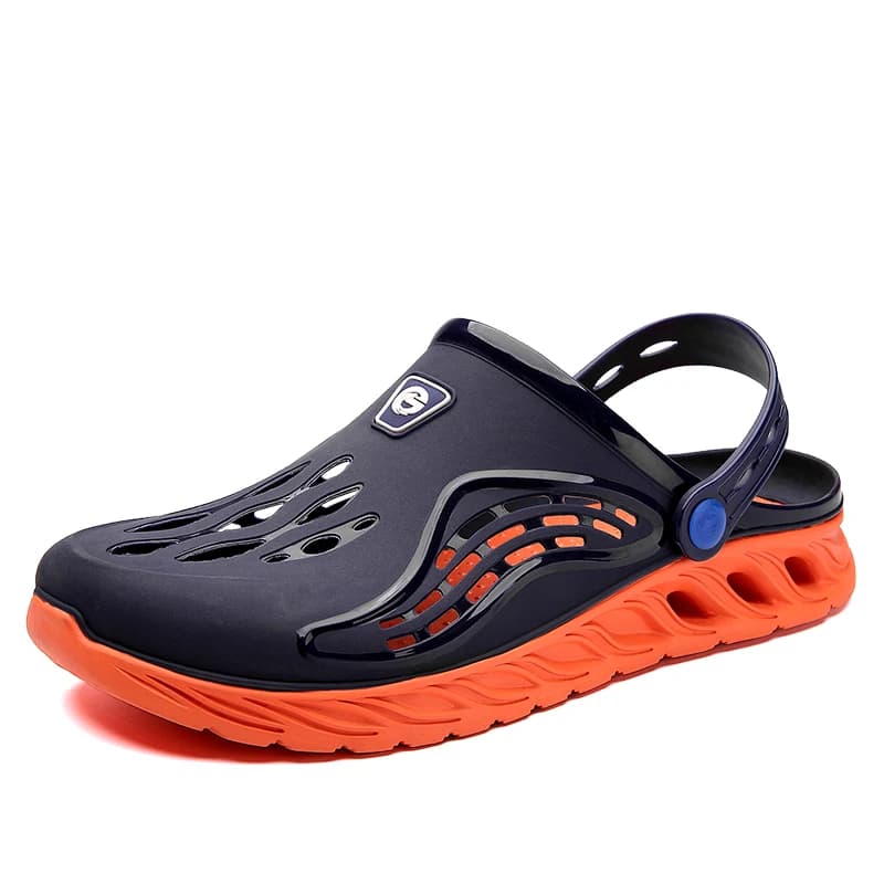 Sabots de jardin d'été confortables pour hommes, sabots d'injection EVA pour l'extérieur, sandales décontractées pour hommes, pantoufles de plage, chaussures d'eau, sandales de piscine