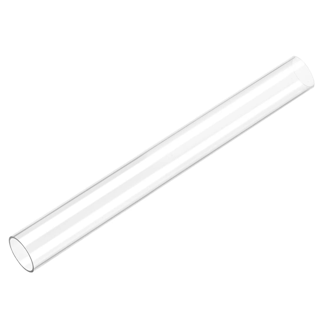 Uxcell-Raccords de tuyaux en plastique transparent, tube rond rigide en polycarbonate, tube en acrylique dur, longueur 305mm, O.D 6-50mm, 1 pièce