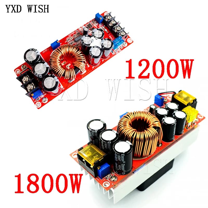 Convertisseur cc 1200W/1800W, Module d'alimentation élévateur de voiture, convertisseur de tension 20A 40A 20A, régulateur de convertisseur CV Boost