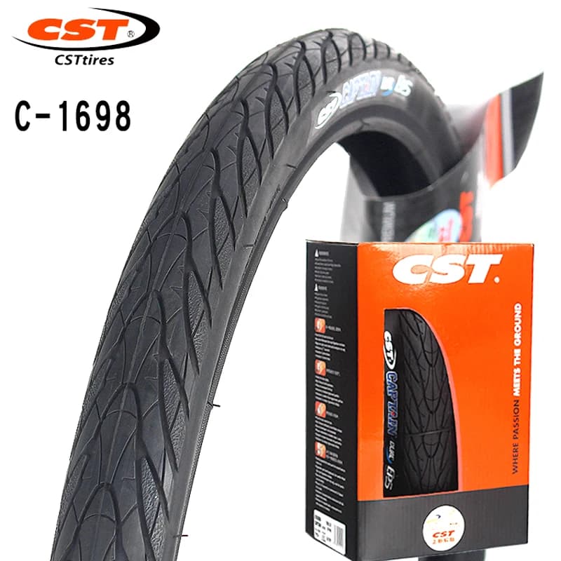 Pneus de VTT CST C1698 pliables anti-crevaison 26 27,5 pouces 27,5*1,75 Pièces de vélo Antidérapants Résistants à l'usure Pneu de vélo
