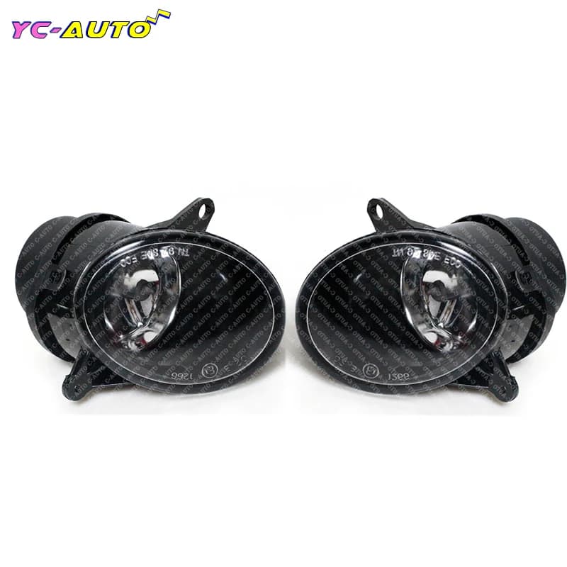 Feu antibrouillard halogène pour pare-choc avant de voiture, pour Audi A6 C5 S6 Quattro 2002 – 2005 4B 0941699 C 4B 0941700 Ensemble de phares antibrouillard C avec ampoules