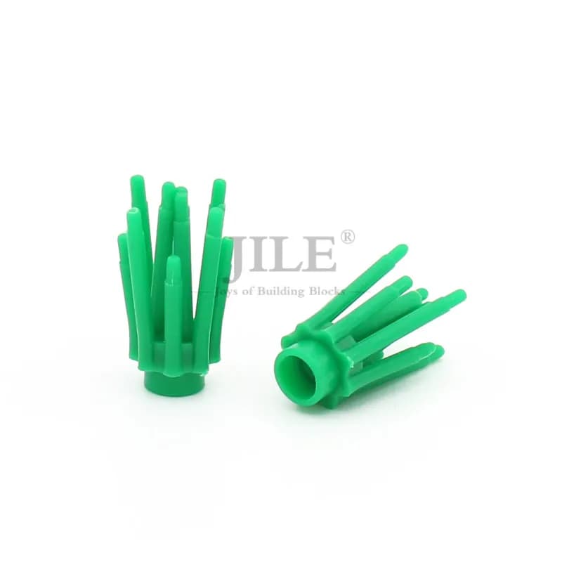 50pcs Moc plante tige herbe grappe buisson avec 11 tiges bricolage blocs de briques de construction ville rue jardin vue Compatible assemble jouet