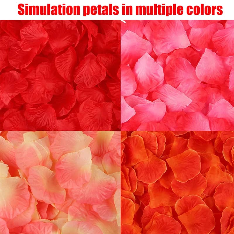 Pétales de roses artificielles, 300 pièces, 5cm, fleurs artificielles pour la fête de Léon, décoration florale de mariage, salle de fête, bricolage