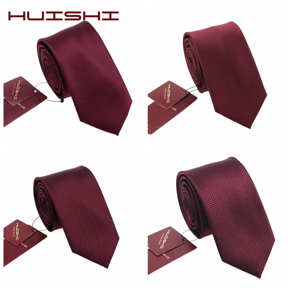 Chemise unisexe imperméable, foulard, accessoires pour hommes, costume rouge vin, cadeau de mariage coloré, cravate populaire pour hommes