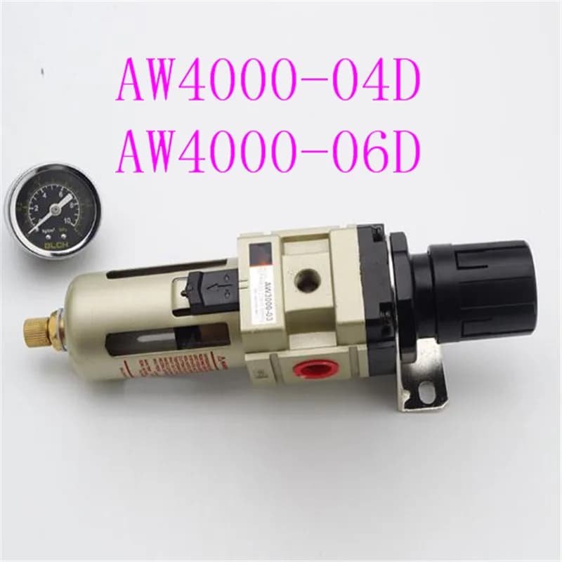Régulateur de filtre à air pneumatique AW4000-04D AW4000-06D, vanne de réduction de pression de traitement