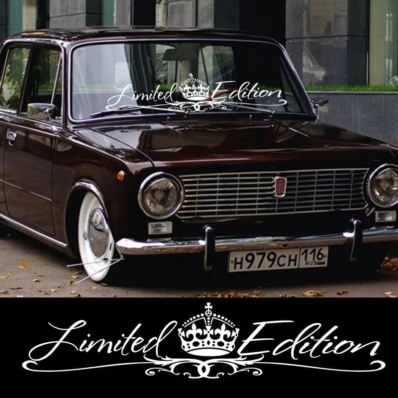 Autocollant de voiture en vinyle découpé à l'emporte-pièce, édition limitée, étanche, auto ouvertement sur la carrosserie, pare-chocs, lunette arrière, CS40065 #