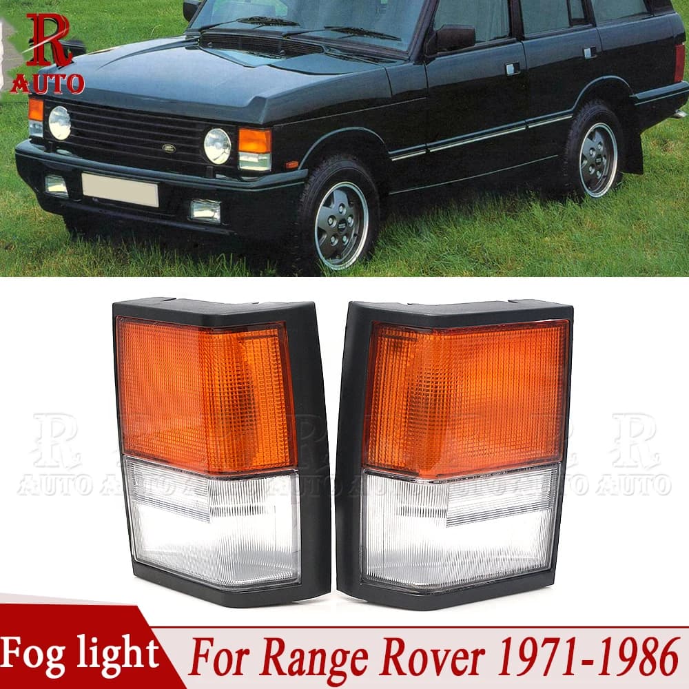 R-Auto-enquêter d'angle latéral de pare-chocs avant de voiture, feu d'angle antibrouillard, style de voiture pour Range Rover 1971, 1972, 1973, 1974, 1975, 1976-1986, magasin C8949