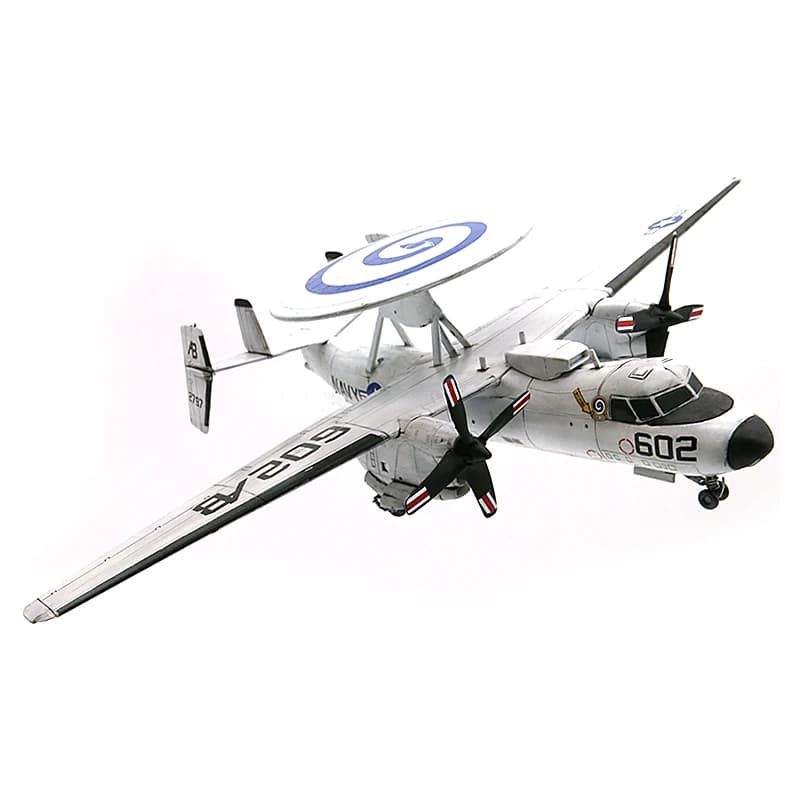 Modèle d'avion des états-unis 1/72 Hawkeye, avion d'alerte précoce, modèle d'assemblage, jouets militaires à monter soi-même, E-2C
