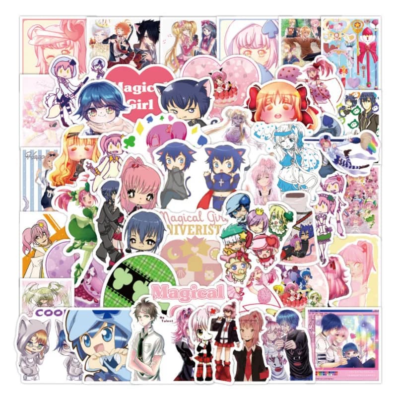 Shugo Chara Graffiti-Autocollants Étanches pour Téléphone, Ordinateur Portable, Bagages, Mignon, Skateboard, Valise de Voyage, Étuis à Crayons, 10 PCs, 30 PCs, 50PCs