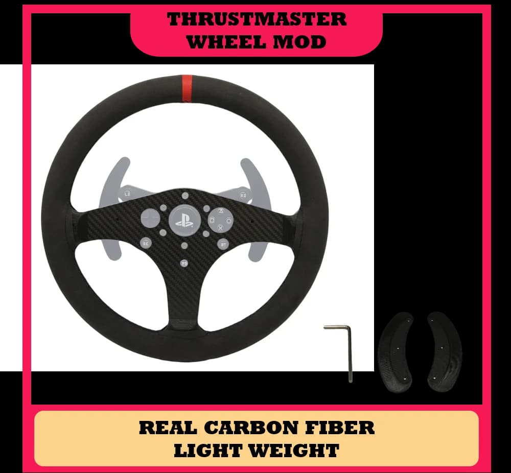 SIMPUSH Racing-Volant de rallye pour Thrustmaster, MOD DIY, SIMRACING Racing, T300RS, T300ighTightTightT-GT, 13 po, 33cm