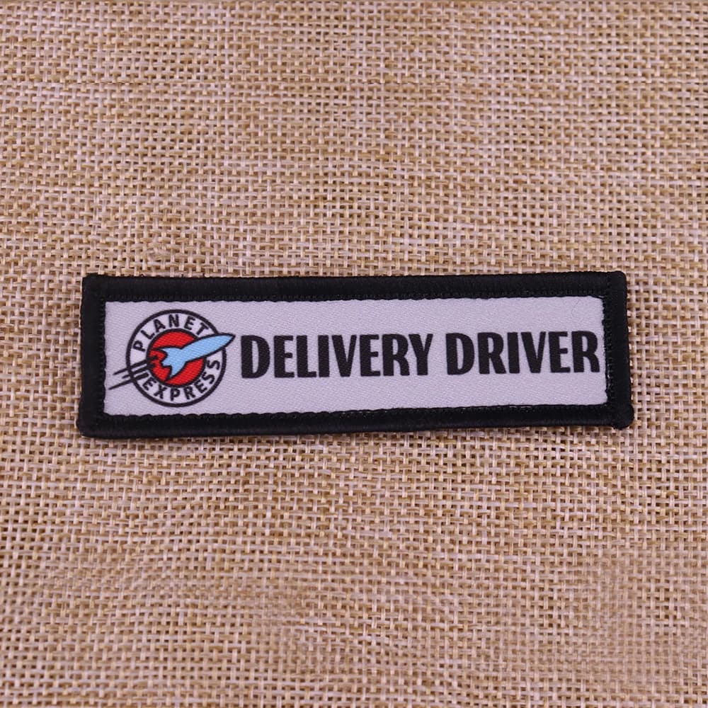 Patch de pilote de livraison express planète, patch brodé de vaisseau spatial, bijoux de l'espace