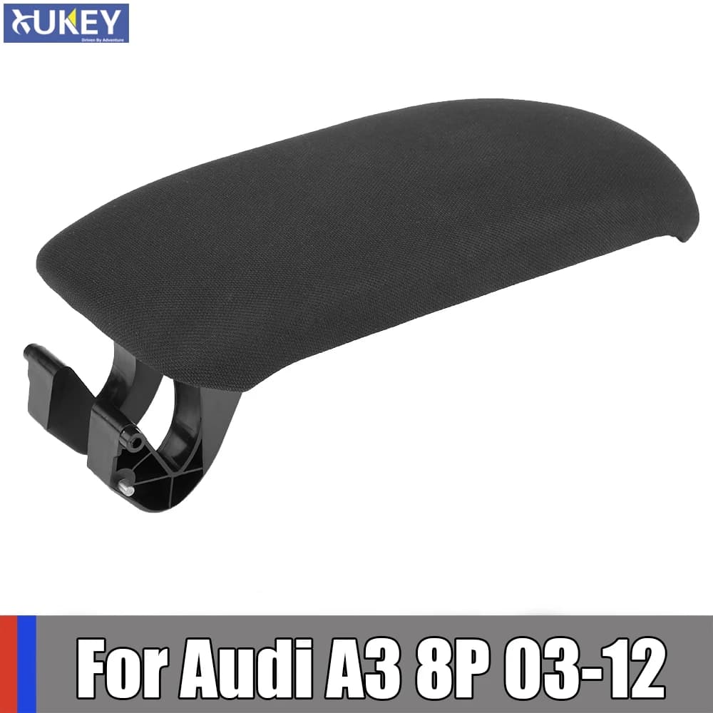 Couvercle de loquet d'accoudoir de voiture pour Audi A3 8P, gril souple, console centrale, couvercle de couvercle, accessoires de remplacement intérieurs de voiture