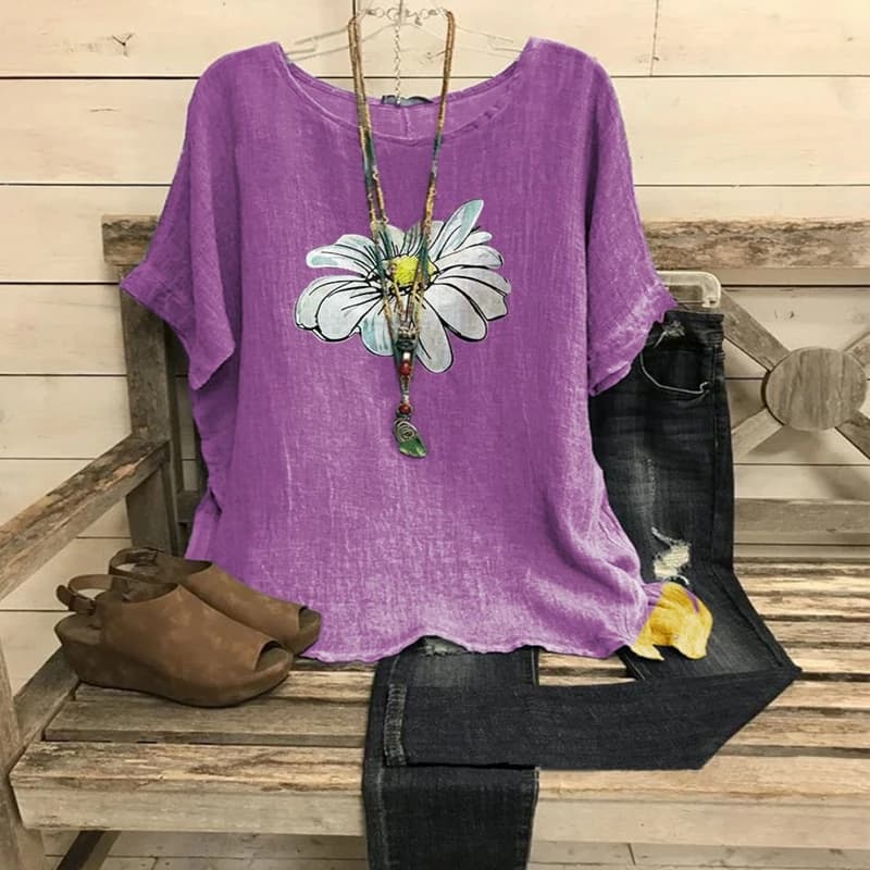T-shirt imprimé à manches courtes pour femmes, T-shirt léger à col rond, T-shirt adt, décontracté, 5XL, 6XL, 7XL, 9XL, 152cm, nouveauté, été