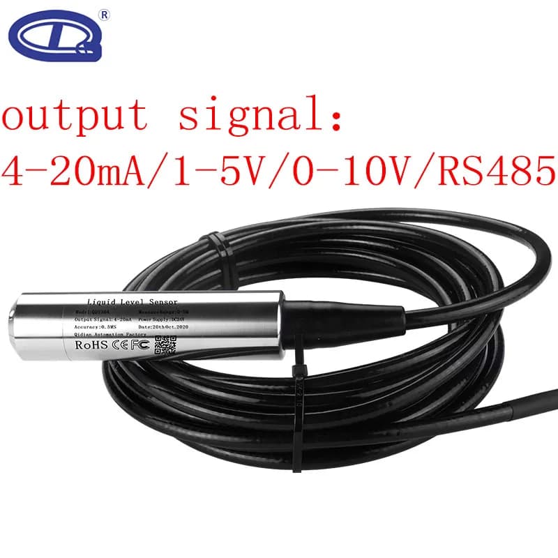 Transmetteur de niveau de liquide SubSN 4-20mA RS485, capteur d'eau précieux, transducteur QDY30A
