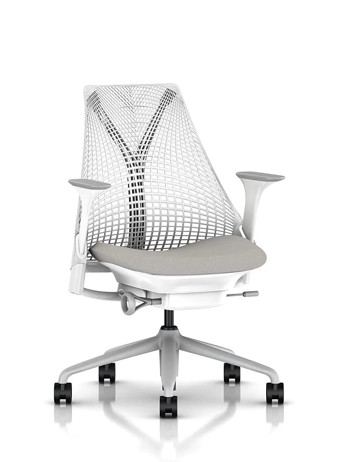 Bouchons de coussinets de bras de remplacement pour Herman Miller Sayl, accessoires d'accoudoir de chaise d'ordinateur de bureau et de maison, couleur noir et gris, 1 paire