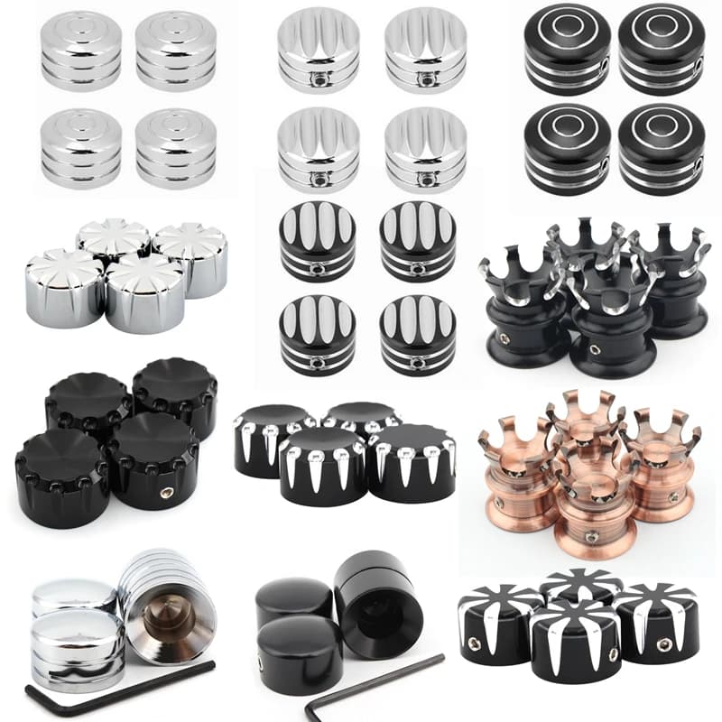 Couvercle de boulon de tête de bougie d'allumage de moto, noir/Chrome pour Harley Twin Cam Touring 1999 – 2017 Sportster XL 883 1200 48 72