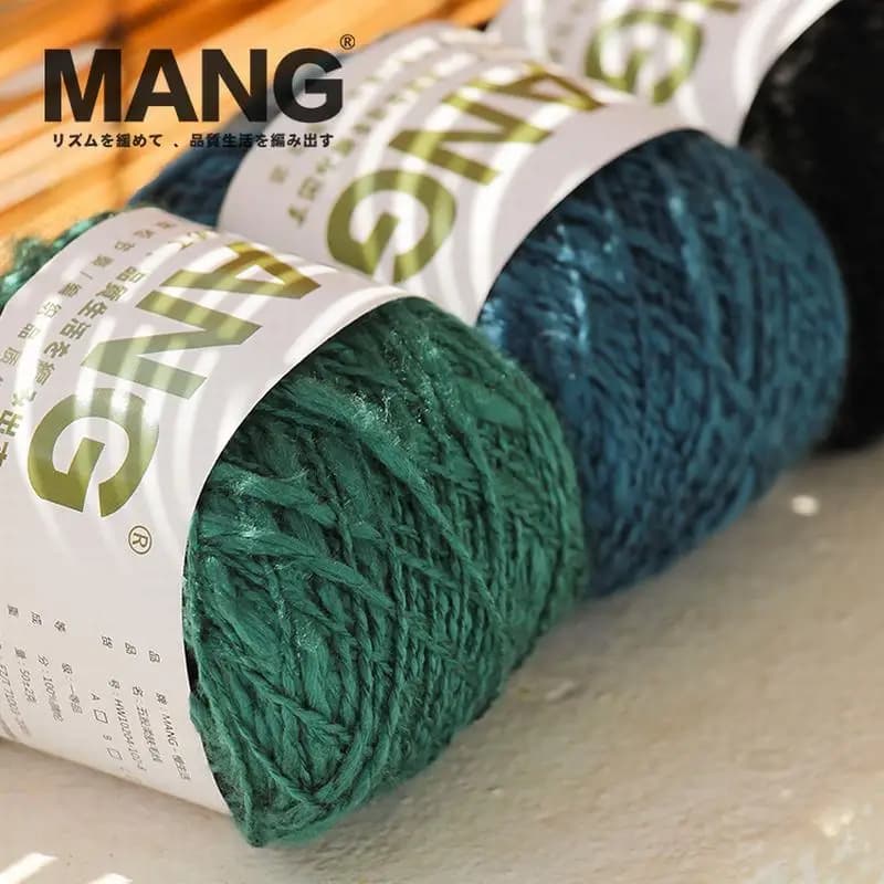 MANG-Fil de Laine en Cachemire Doux Spécial, Crochet à la Main, Gros Ventre, Écharpe, Pull, DIY, 50g, 1 Pièce