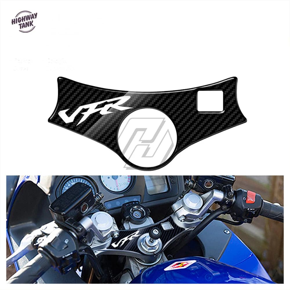 Coque de protection 3D, aspect carbone, pour Honda VFR800 jusqu'à 2001