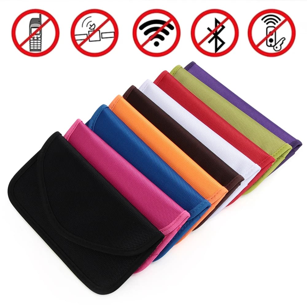 Poudres de Faraday Jos Fob colorées, sac de blocage RFID sans clé pour signal de clé de voiture, étui de championnat, accessoires intérieurs automobiles
