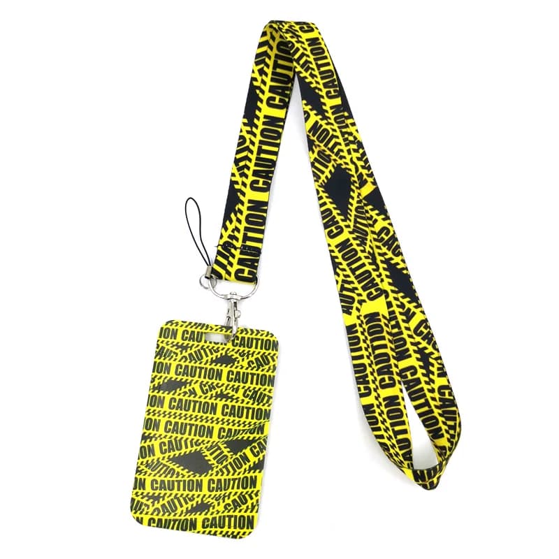 Iodine Caution Signs Key Lanyard, Car KeyJOID Card Pass, Gym, Mobile Phone Danemark ge, Kids Key Ring Holder, Jewelry Decorations Gift