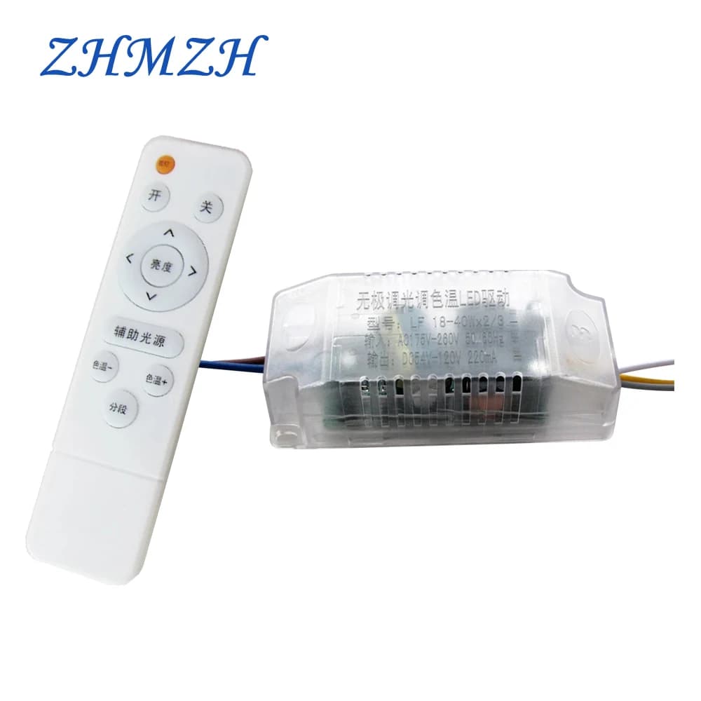 Transformateurs ZHMZH à courant constant pour LED 12W 24W 40W 60W 100W 120W, alimentations LED 230mA avec télécommande infrarouge 220V