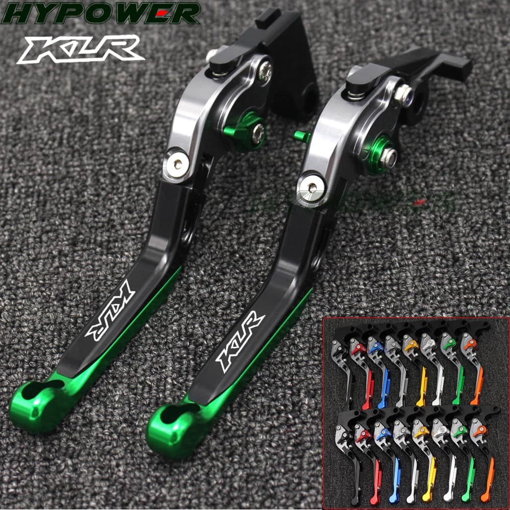 Levier d'embrayage de frein réglable pour moto, Kawasaki KLR650, KLR 650, 1987-2008, 2007, 2006, 2005, 2004, 2003, 2002, 2001, 2000