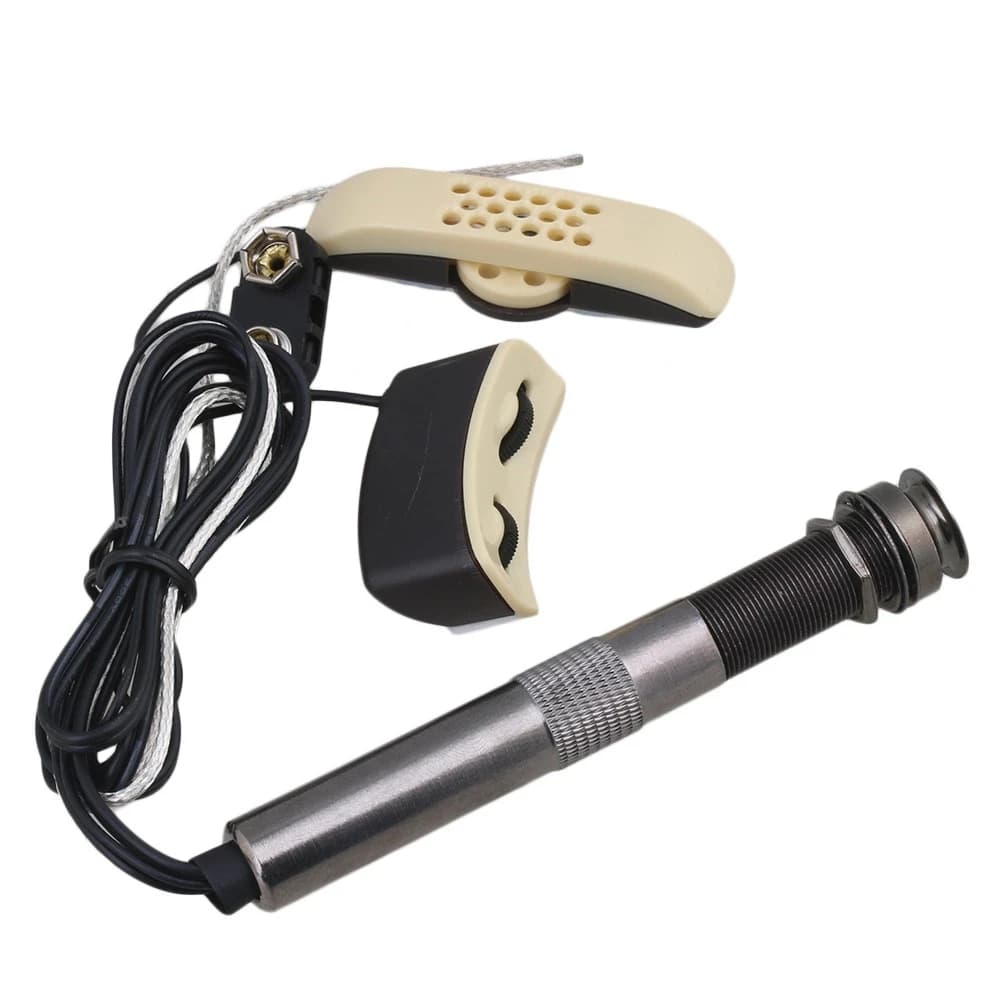 Micro réglable multicolore avec trou de son pour guitare classique
