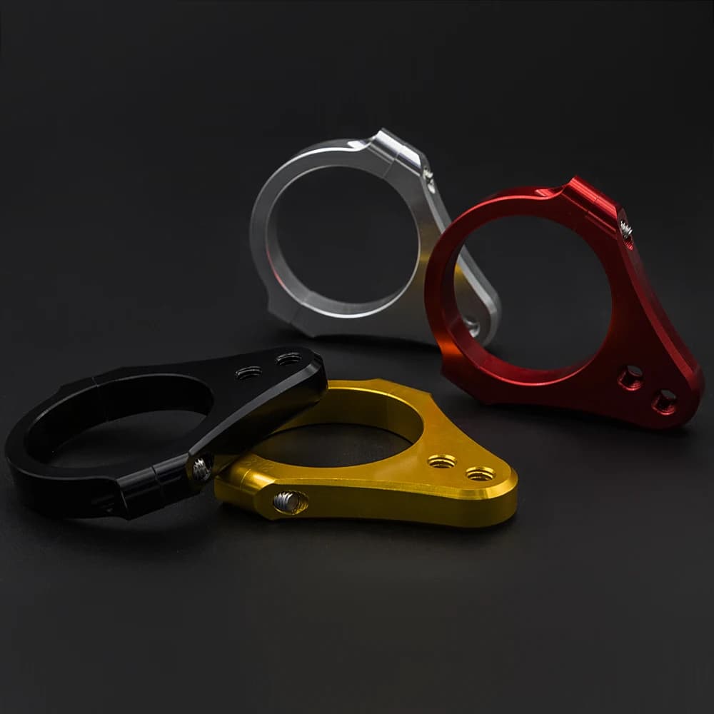 Support d'amortisseur de direction universel 31-54mm, Support de pince de fourche pour moto de course, moto de rue, ATV, Scooter électrique