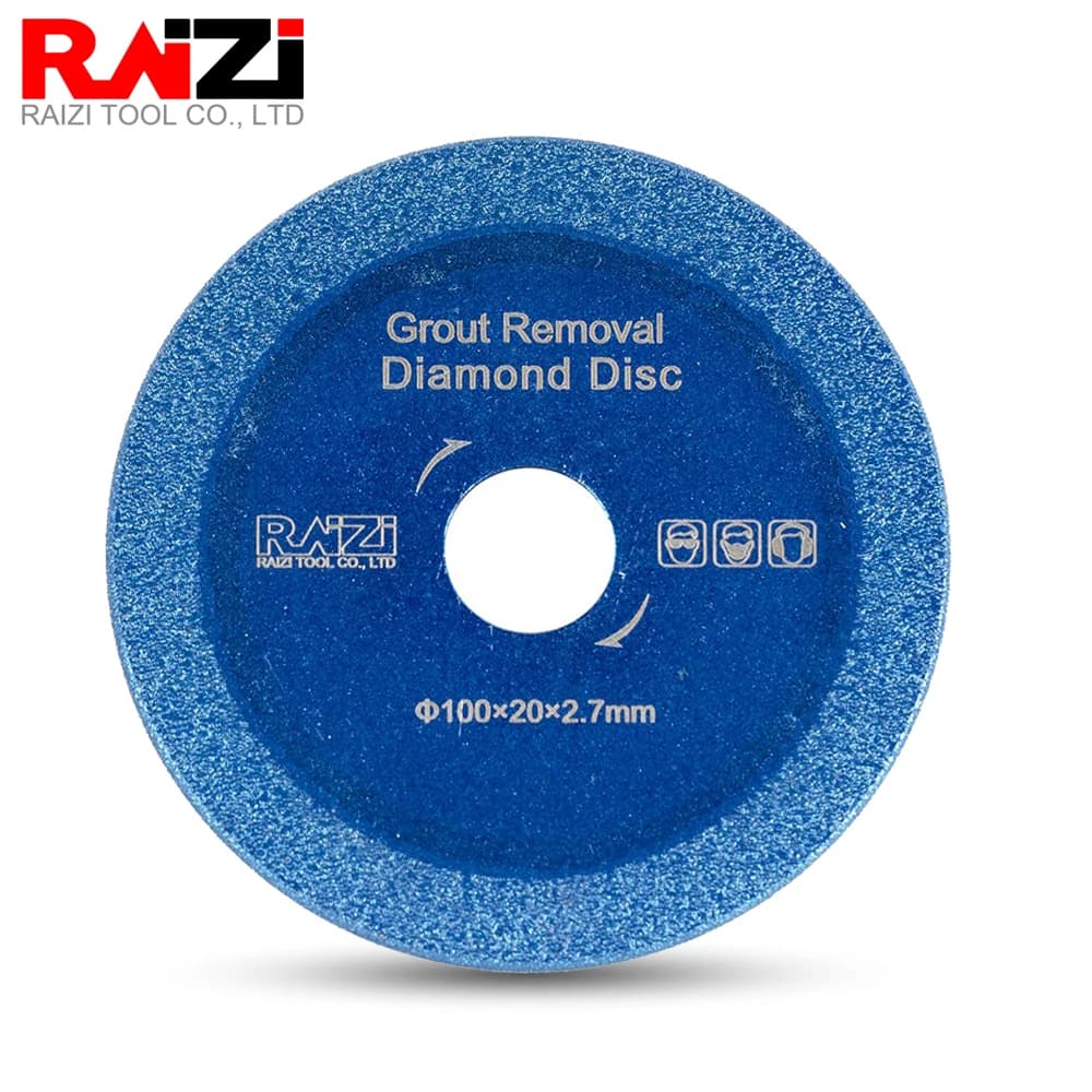Raizi 100mm retrait de coulis diamant disque spécial lame de scie pour carrelage écart coulis Machine de nettoyage couture nettoyage disque de coupe