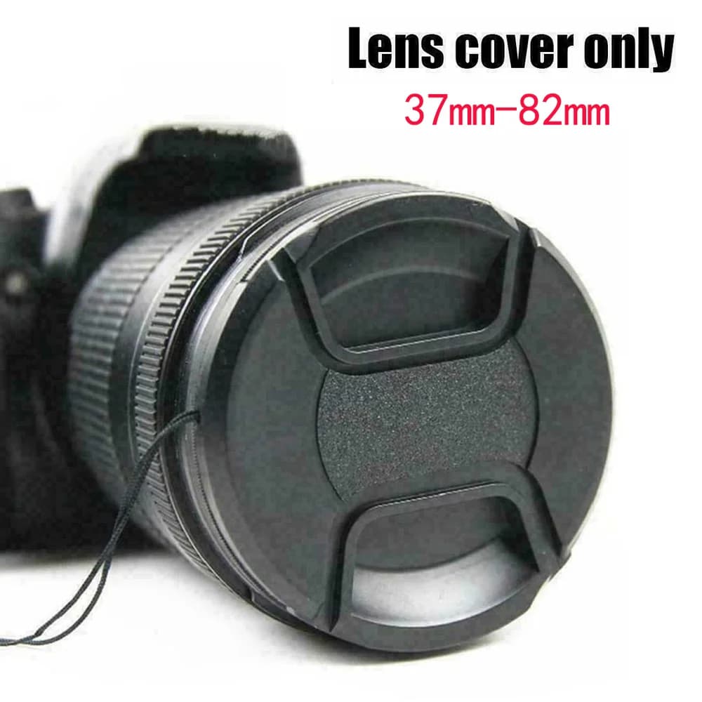 Capuchon de protection d'objectif d'appareil photo, protecteur pour IL, Leica, Nikon, Sony, Olypums, Fuji Lumix, 37, 40.5, 43, 46, 49, 52, 55, 58, 62, 67, 72, 77, 82