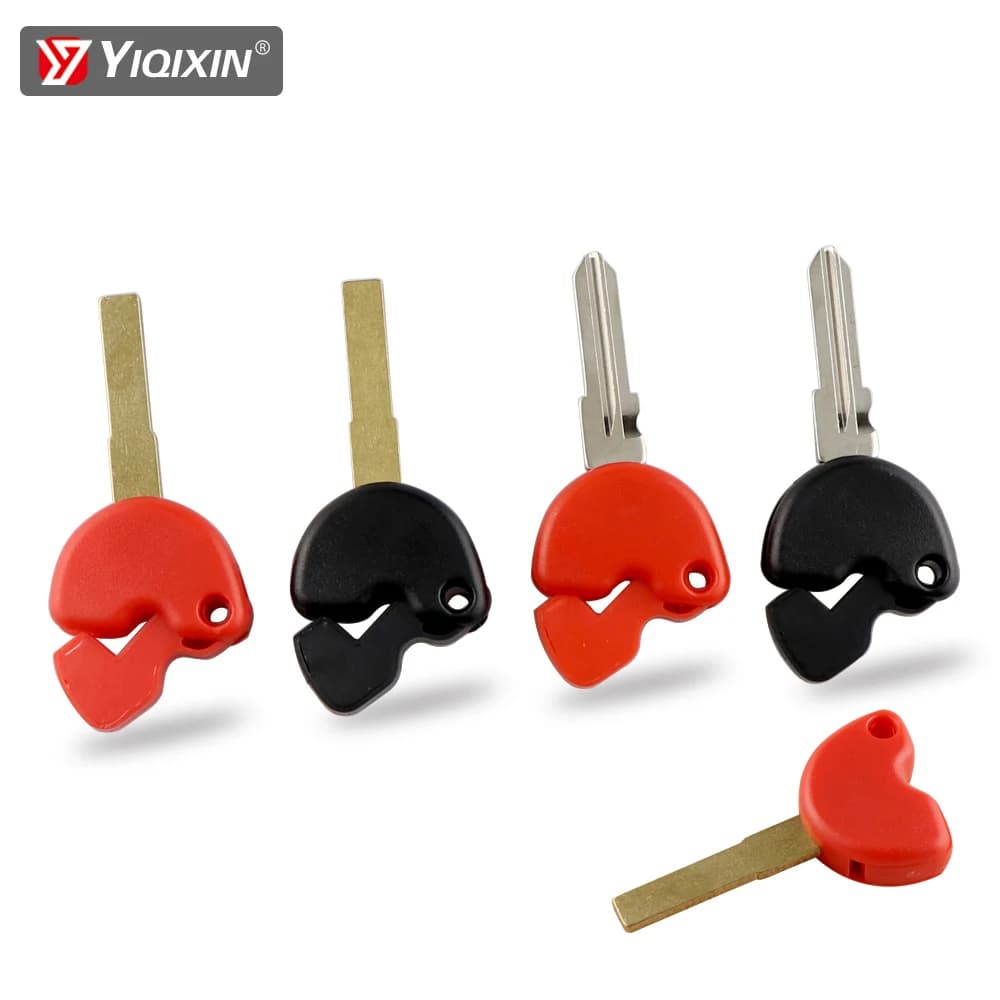 YIQIXIN clé de moto rouge pour Vespa Piaggio 3vte Fly 125 Gts Gtv 250 300 LXV150 GTS300 MP3 Beverly 350 clé de lame d'embryon de Scooter