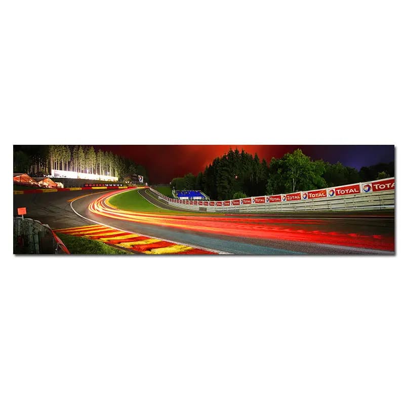 Nurburgring-Peinture sur Toile Imprimée de Piste de Voiture de dehors de Rallye, Paysage de Forêt, Affiche d'Art Mural, Décoration de Salon et de Maison