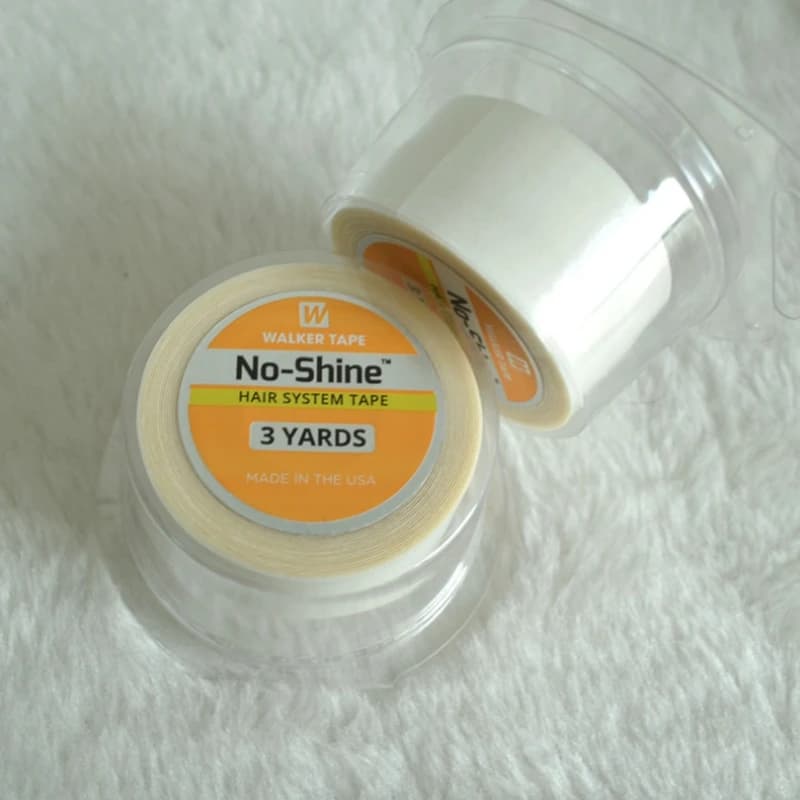 Ruban Adhésif Double Face pour Extension de Cheveux, Toupet, Perruque en Dentelle, Blanc, Sans Brillance, 3Yards, 1.27cm, 1.9cm, 2.54cm