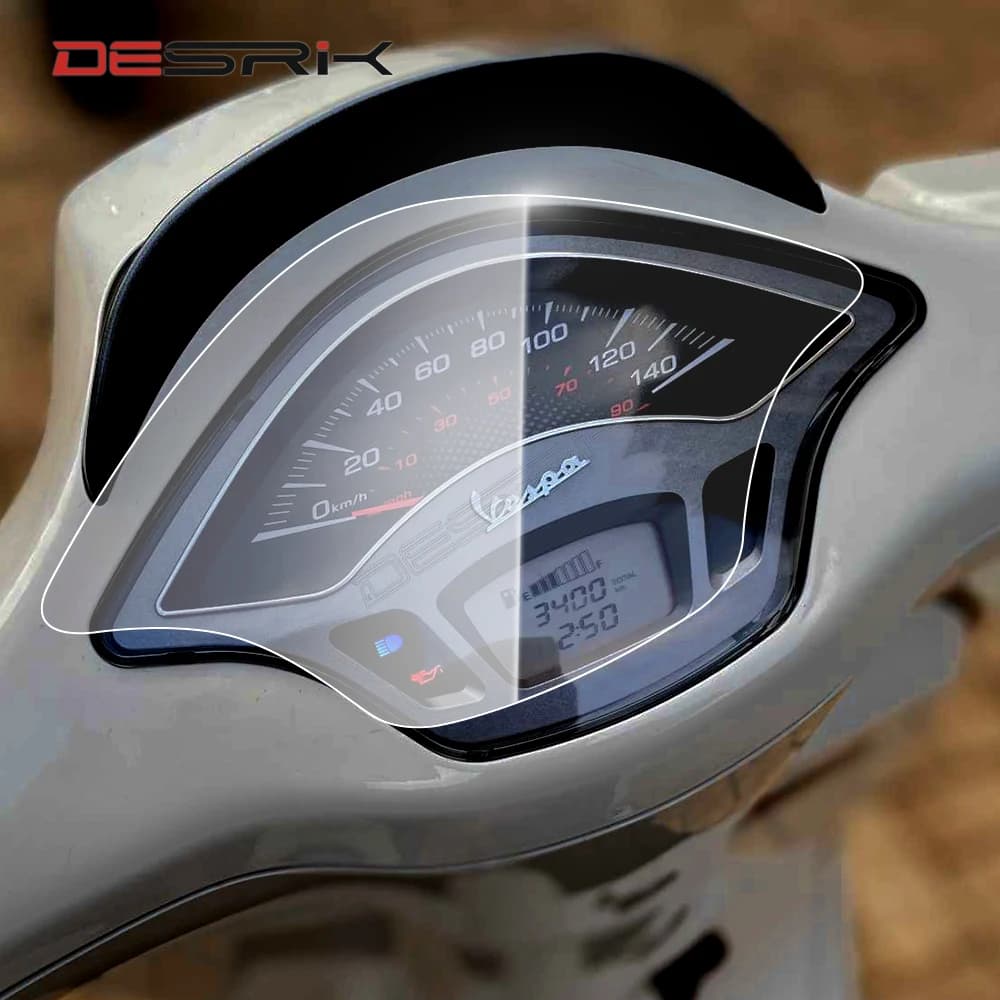 Protection d'écran pour moto, Instrument de Protection contre les rayures, compteur de vitesse, Film pour Piaggio VESPA primera 150 Sprint 125
