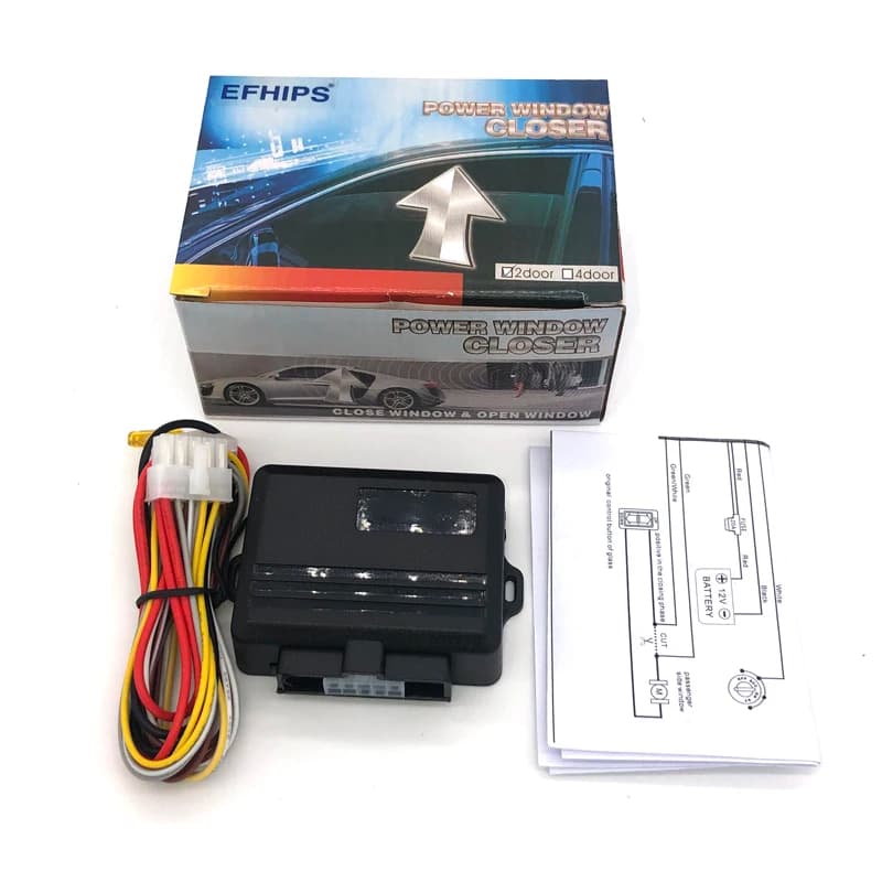 Système d'Alarme Universel pour Vitre de Voiture 12V, Système pour 4 Portes, Fermeture existent